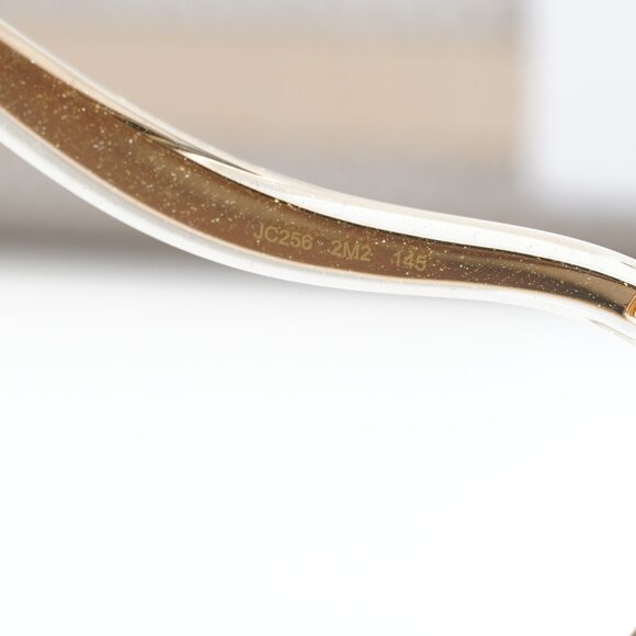 Jimmy Choo JC256 02M2 00 Cat Eye 51mm Eyeglasses - Black/Gold - Picture 6 of 10